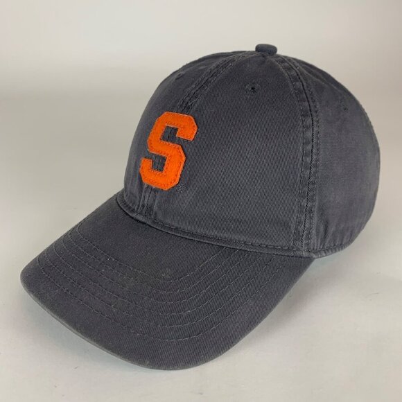 Syracuse Orange NCAA Navy Blue Legacy Relaxed Fit Strapback Adjustable Hat - Picture 1 of 5
